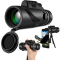 80X100 Hd Monocular Telescope 8000M Long Range Zoom Bak4 Prism Telescope with/without Tripod Phone Clip Hunting Outdoor Camping