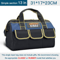 Upgrade Tool Bag 13/17/19/21 inch Electrician Bag 1680D Oxford Waterproof Wear-Resistant Strong Tool Storage Toolkit