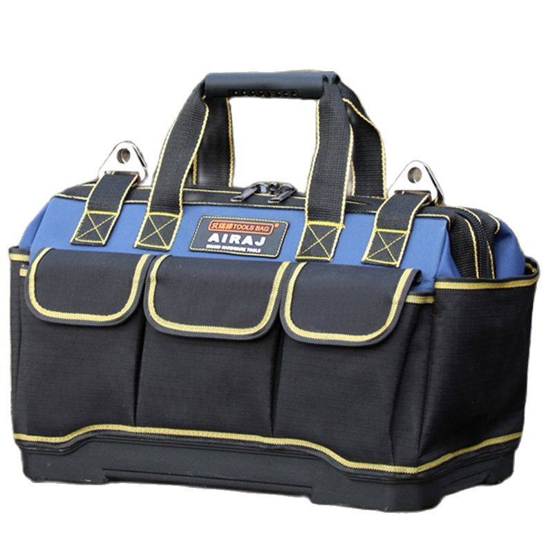 Upgrade Tool Bag 13/17/19/21 inch Electrician Bag 1680D Oxford Waterproof Wear-Resistant Strong Tool Storage Toolkit