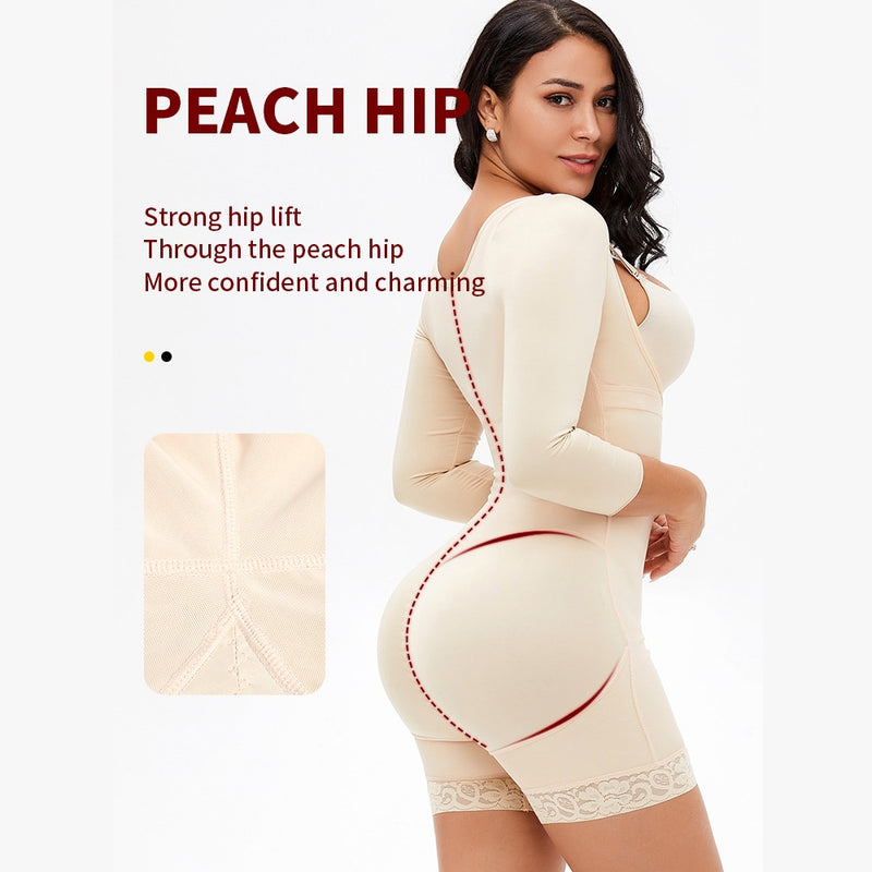 Full Body Shaper Bodysuit Colombian Reductive Girdle Butt Lifter Waist Trainer Slimming Shapewear Post Liposuction Thigh Trimmer