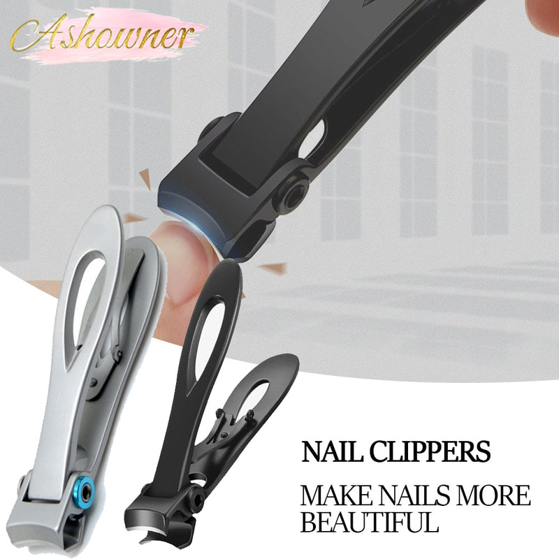 Nail Clippers Stainless Steel Nail Cutter Toenail Fingernail Manicure Cutter Thick  Ingrown Toenail Scissors Nail Tools