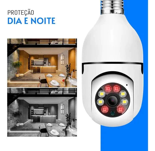 Câmera de Segurança Rotativa SecurityMax 360º | COM FRETE GRÁTIS